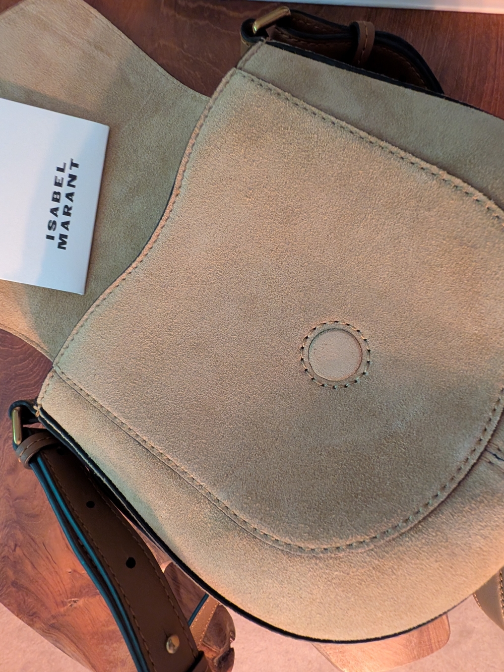 NEW WITHOUT TAGS Small Altay Suede Shoulder Bag By Isabel Marant - Picture 3 of 11
